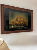 Maritiem op glas geschilderd, Ophalen