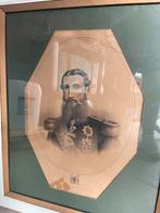 Lithografie Koning Leopold II 1870 (73x62cm), Enlèvement