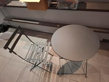 Table de bistrot, Enlèvement, Comme neuf, Chaise