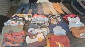 Kledij jongen maat 80-92 52 stuks voor 30 euro beschikbaar voor biedingen