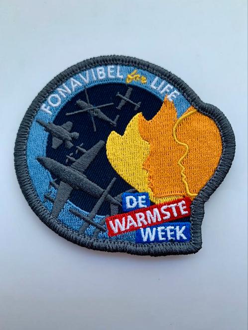 Warmste week patch Luchtmacht 2024, Verzamelen, Luchtvaart en Vliegtuigspotten, Nieuw, Patch, Badge of Embleem, Ophalen of Verzenden