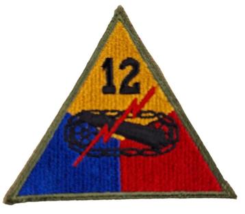 Patch de la 12 e division blindée