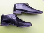 Zwarte leren schoen, Ophalen, Zwart