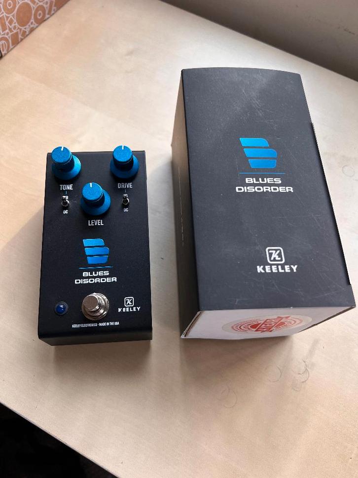 Keeley Blues Disorder Overdrive Dist, Muziek en Instrumenten, Effecten, Zo goed als nieuw, Distortion, Overdrive of Fuzz, Ophalen of Verzenden