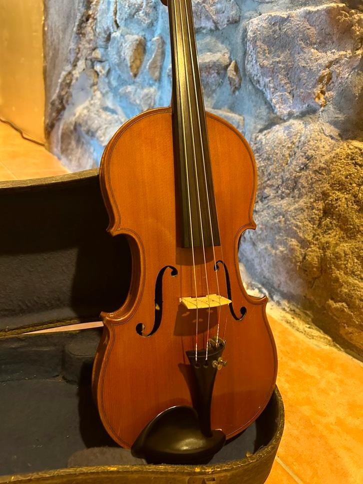 Mooie oude viool volledig gerestaureed, Muziek en Instrumenten, Strijkinstrumenten | Violen en Altviolen, Zo goed als nieuw, Viool