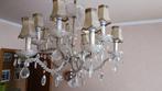 Luster met mooie glazen decoraties, Huis en Inrichting, Lampen | Kroonluchters, Ophalen, Gebruikt, Glas