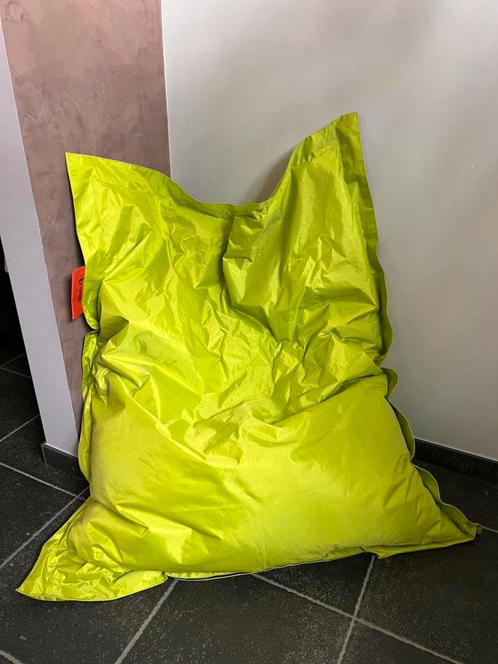 Pouf B-Bob vert, Maison & Meubles, Sièges-poires, Comme neuf, Pouf, Vert, Enlèvement