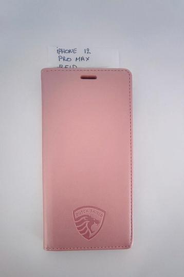 12 Pro Max met RFID bescherming gold roze hoesje / flip ase  beschikbaar voor biedingen