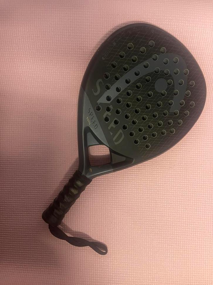 Head speed Elite padel racket + hesacore, Sport en Fitness, Padel, Zo goed als nieuw, Padelracket, Ophalen