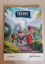 Vanin Talent 3 - taalschrift A correctiesleutel 2018, Ophalen of Verzenden, Nederlands