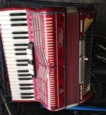 accordéon italien, Enlèvement, Utilisé, 120 basses, Accordéon à touches