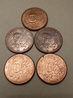 5 munten van 5 cent van Frankrijk zie beschrijving, Postzegels en Munten, Munten | Europa | Euromunten, Ophalen of Verzenden, Frankrijk