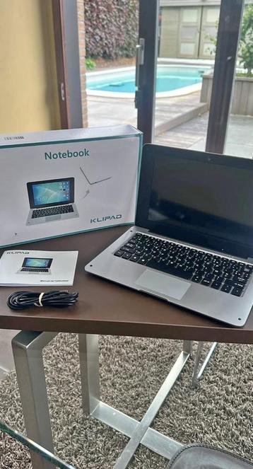 Nieuwe Klipad KL638DK 10.1” tablet/laptop – ongebruikt in ve beschikbaar voor biedingen