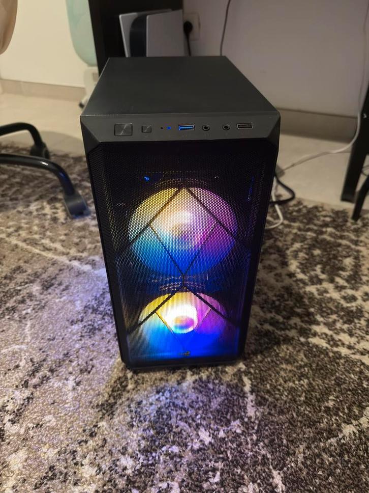 RGB GAMİNG PC (windows 10 PRO), Computers en Software, Desktop Pc's, Zo goed als nieuw, 3 tot 4 Ghz, HDD, SSD, 16 GB, Met videokaart