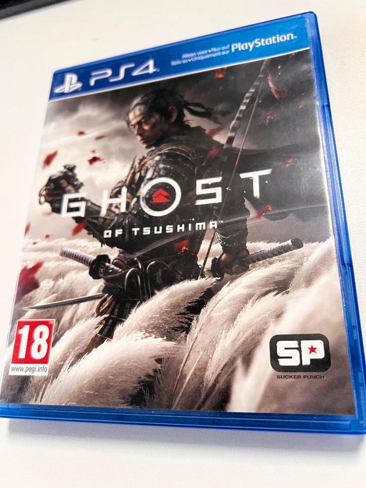 PS4 - Ghost of Tsushima, Games en Spelcomputers, Games | Sony PlayStation 4, Zo goed als nieuw, Avontuur en Actie, 1 speler, Vanaf 18 jaar