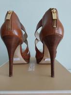 4C* MICHAEL KORS sexy sandales cuir high heels (41), Brun, Escarpins, Porté, Envoi