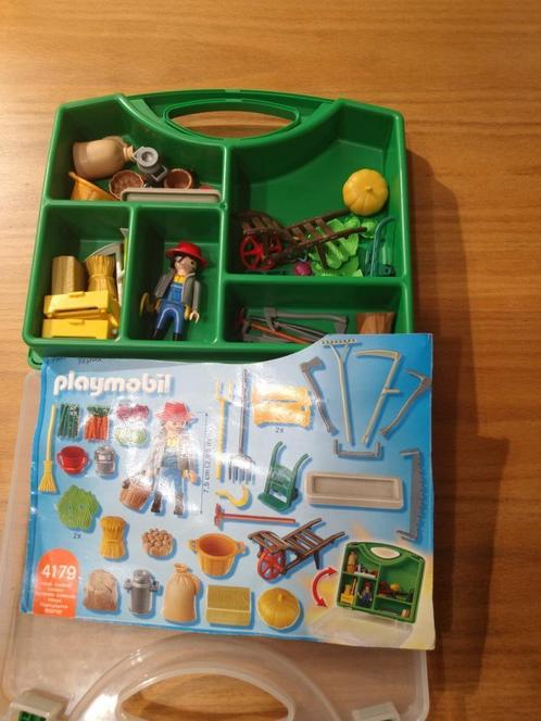playmobil 4491 boer en konijnenhok+4179 sorteerbox boer:€25, Kinderen en Baby's, Speelgoed | Playmobil, Zo goed als nieuw, Complete set