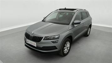 Skoda Karoq 1.0 TSI Ambition NAVI / CUIR / TOIT PANO, Autos, Cuir, Argent ou Gris, Achat, Intérieur cuir