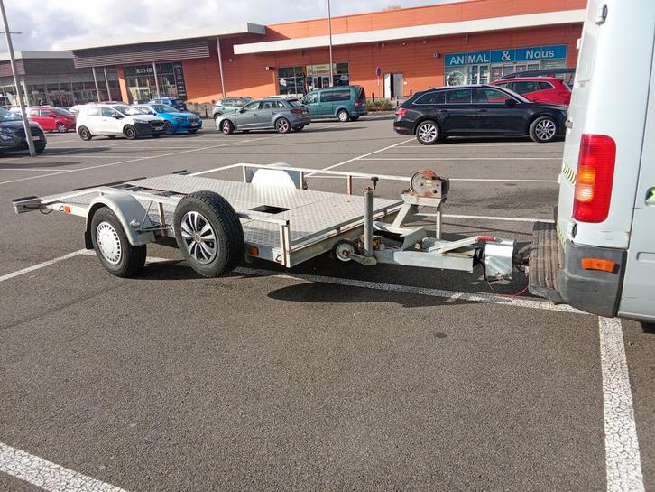 Remorque plateau disponible avec chauffeur, Autos : Divers, Remorques, Enlèvement ou Envoi