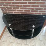 Tv tafel, Huis en Inrichting, Kasten |Televisiemeubels, Ophalen, Zo goed als nieuw, Glas, Glas