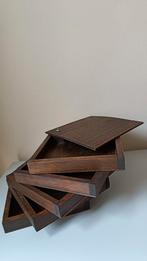VERLAAGDE PRIJS vintage houten opbergbox, Huis en Inrichting, Woonaccessoires | Kisten, Minder dan 50 cm, Gebruikt, Minder dan 50 cm