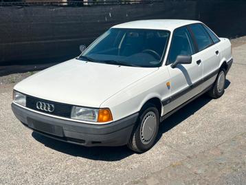 Audi 80 • 1.8 Essence • Voiture ancienne • 128.000 km, Achat, 4 portes, Boîte manuelle, Bleu