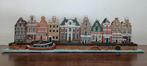 Amsterdamse grachtenpand huisjes., Miniatuur huisjes Amsterdam., Gebruikt, Ophalen of Verzenden