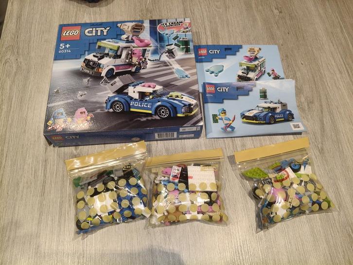 Lego City set 60314, Kinderen en Baby's, Speelgoed | Duplo en Lego, Gebruikt, Lego, Complete set, Ophalen of Verzenden
