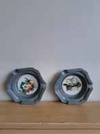 Cendriers vintage en métal et porcelaine, Ophalen of Verzenden, Zo goed als nieuw