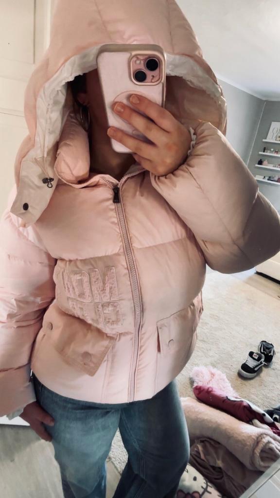 Veste d'hiver Moncler, Vêtements | Femmes, Vestes | Hiver, Comme neuf, Rose, Enlèvement ou Envoi