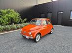 Fiat 500 110F, Zwart, Leder, Bedrijf, Handgeschakeld