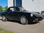 Alfa Romeo Spider 2.0 1986, Auto's, Alfa Romeo, Zwart, Cabriolet, Spider, Zwart