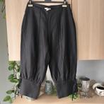 Prachtige zwarte linnen broek Sarah Pacini maat L, Kleding | Dames, Sarah Pacini, Zwart, Maat 42/44 (L), Ophalen of Verzenden