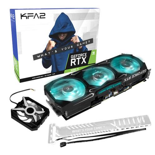 KFA2 GeForce RTX 3080 Ti SG, Computers en Software, Videokaarten, Zo goed als nieuw, Nvidia, PCI-Express 4.0, GDDR6, HDMI, DisplayPort