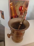 Koperen vijzel met toebehoren, Antiquités & Art, Antiquités | Bronze & Cuivre, Enlèvement, Cuivre