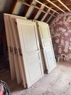 Eiken geschilderde deuren, Doe-het-zelf en Bouw, Deuren en Vliegenramen, Ophalen, Gebruikt, 80 tot 100 cm, Binnendeur