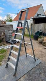 Aluminium ladder Altrex, Doe-het-zelf en Bouw, Ladders en Trappen, Ladder, Ophalen of Verzenden, Zo goed als nieuw