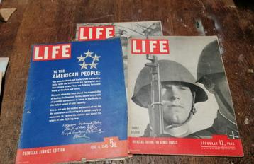 LIFE militaire tijdschriften uit de Tweede Wereldoorlog  beschikbaar voor biedingen