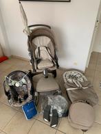 Meegroeibuggy Stokke met maxi cosi, reiswieg en peuterzit, Kinderen en Baby's, Kinderwagens en Combinaties, Ophalen, Gebruikt