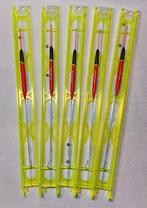 Hengelsport; 5 zelfgemaakte vislijntjes set 52, Ophalen of Verzenden, Nieuw, Vaste hengel