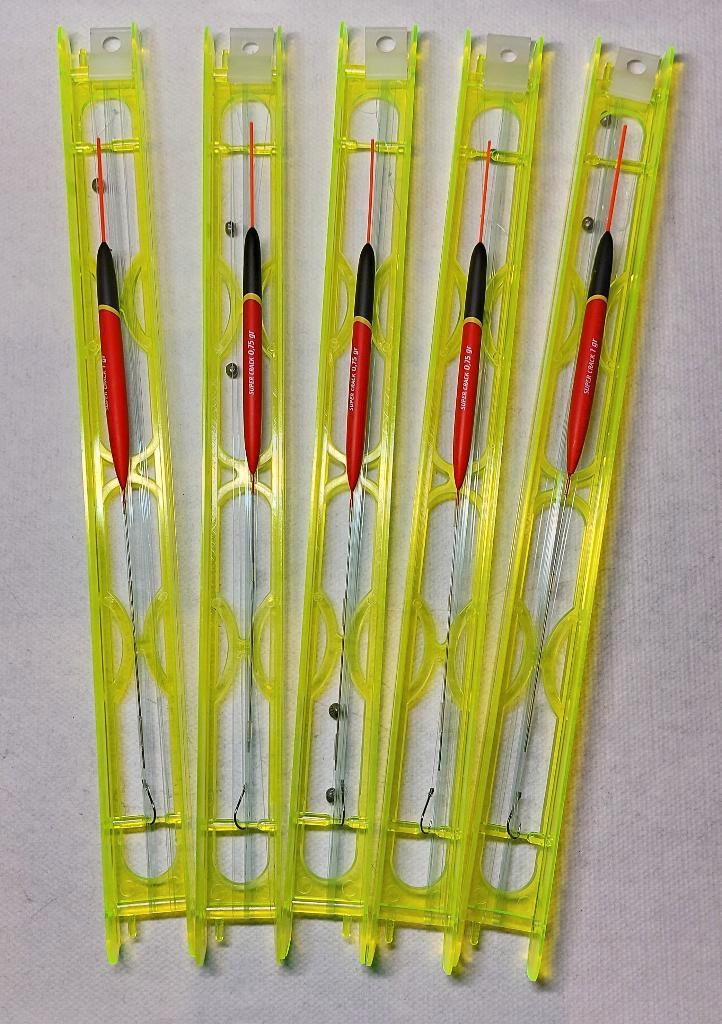 Hengelsport; 5 zelfgemaakte vislijntjes set 52, Watersport en Boten, Hengelsport | Algemeen, Nieuw, Vaste hengel, Ophalen of Verzenden