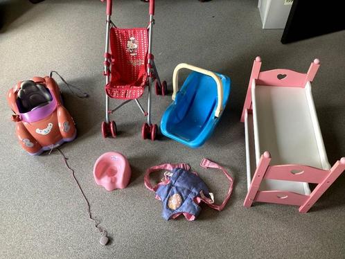 Opruim: poppengerief Babyborn auto, ... alles voor 15 euro, Kinderen en Baby's, Speelgoed | Educatief en Creatief, Ophalen