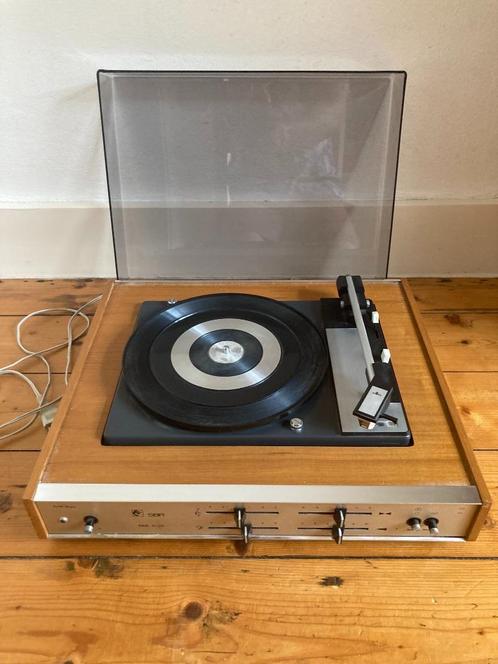 Années 70 grain de bois tourne-disque amplificateur lecteur, TV, Hi-fi & Vidéo, Tourne-disques, Tourne-disque, Autres marques