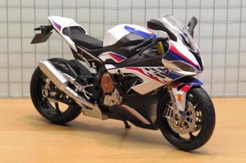 BMW S1000RR wht/blue 1:12 beschikbaar voor biedingen
