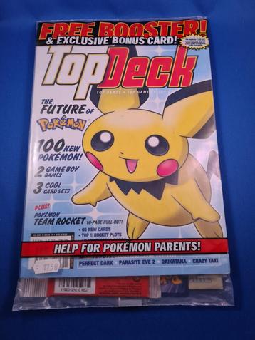 Pokemon Top Deck magazine - Volume 2 Issue 10 - Pichu, Envoi, Utilisé