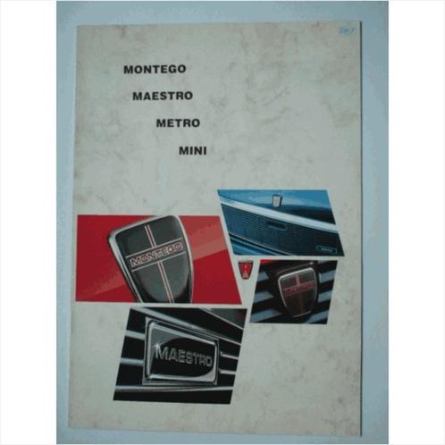 Austin Mini Metro Maestro Montego Brochure 1985 #3 Nederland, Livres, Autos | Brochures & Magazines, Utilisé, Enlèvement ou Envoi
