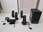 Logitech -X530 speakerset 5.1, Informatique & Logiciels, Enceintes Pc, Utilisé, Enlèvement ou Envoi