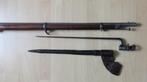 USA model 1855 bajonet met schede uit de secessie oorlog, Verzamelen, Militaria | Algemeen, Ophalen of Verzenden, Landmacht, Mes of Dolk