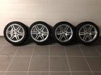 Mercedes-Benz AMG 6-spaak velgen met winterbanden., Auto-onderdelen, Ophalen, 17 inch, Winterbanden, Band(en)