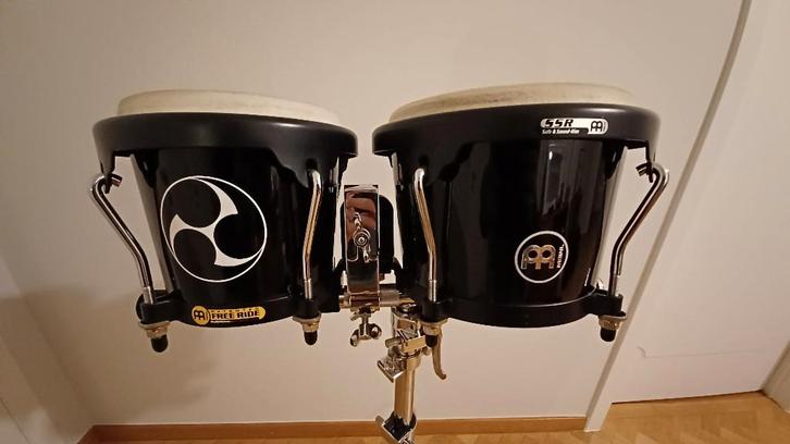 Balade gratuite à Bongos Meinl, Musique & Instruments, Percussions, Utilisé, Autres types, Enlèvement